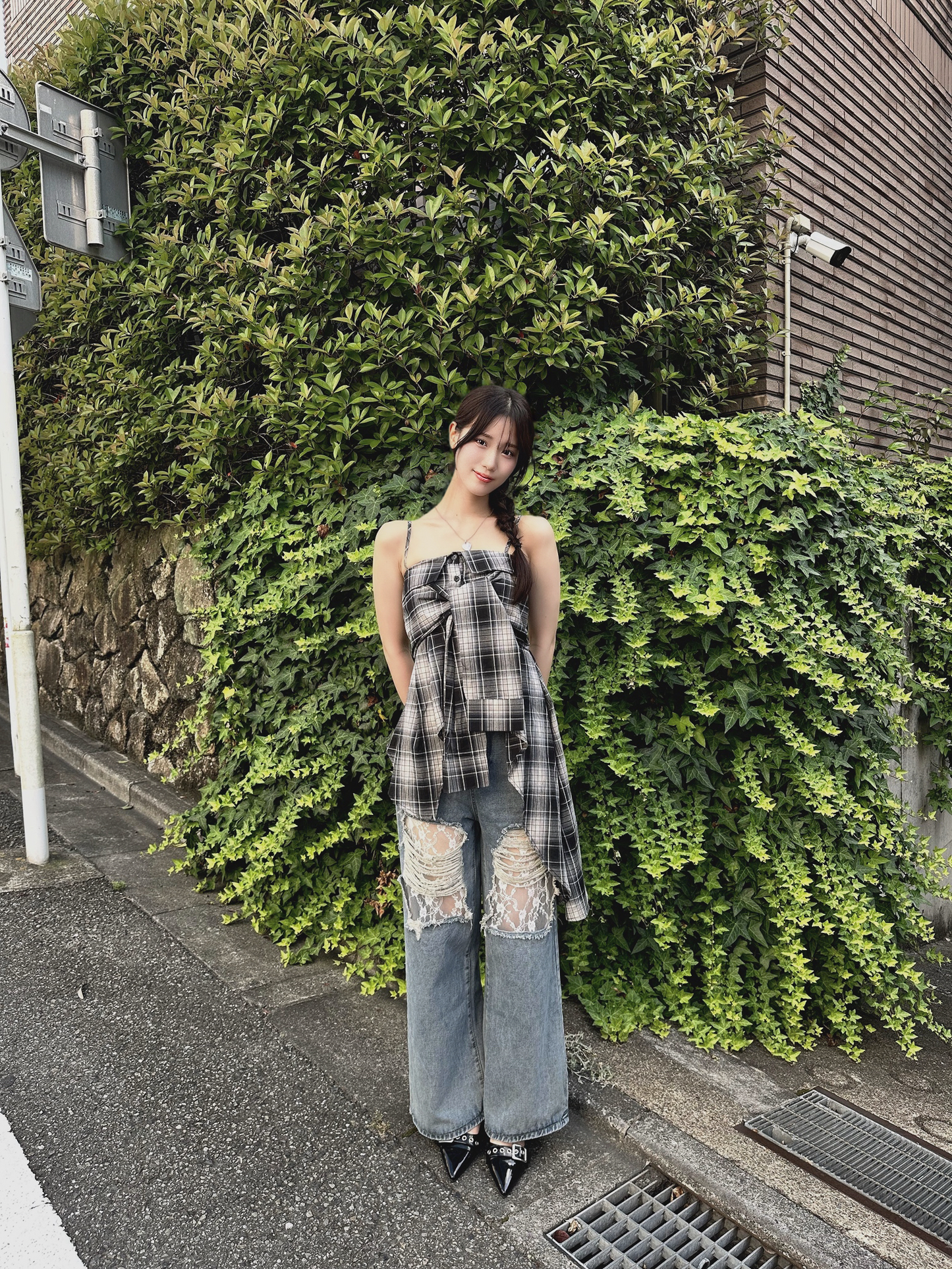 2wayシャツワンピース