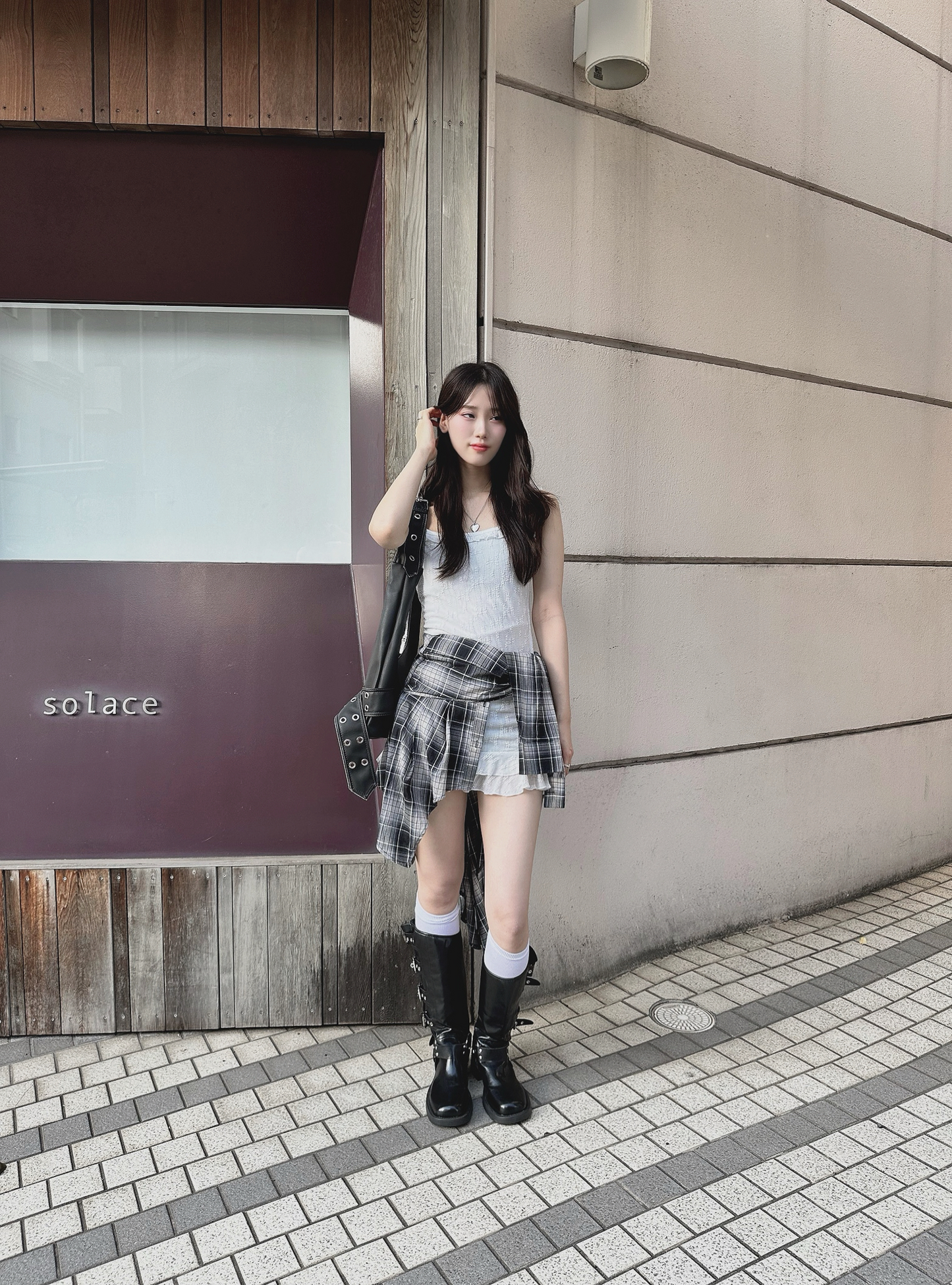 2wayシャツワンピース