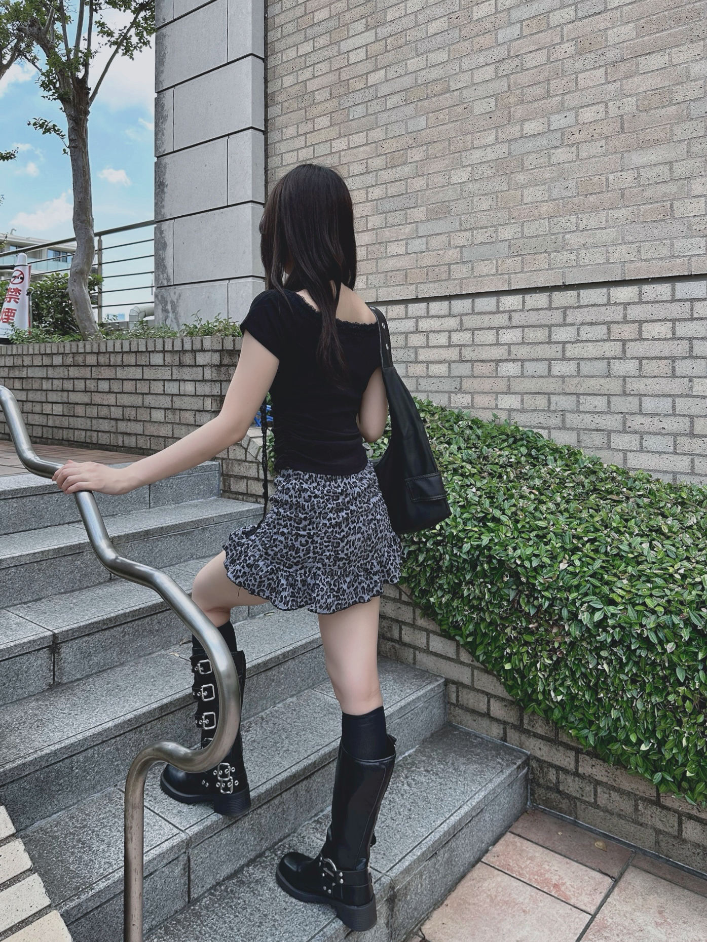 レオパードミニスカート