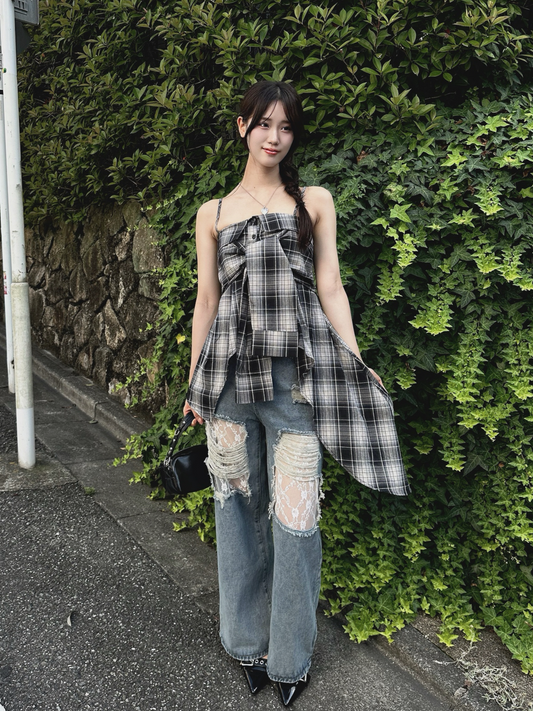 2wayシャツワンピース