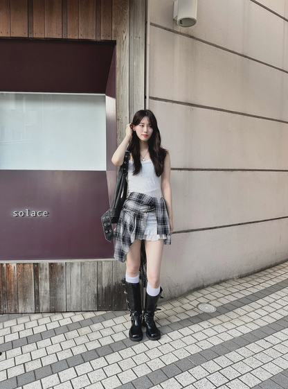 2wayシャツワンピース